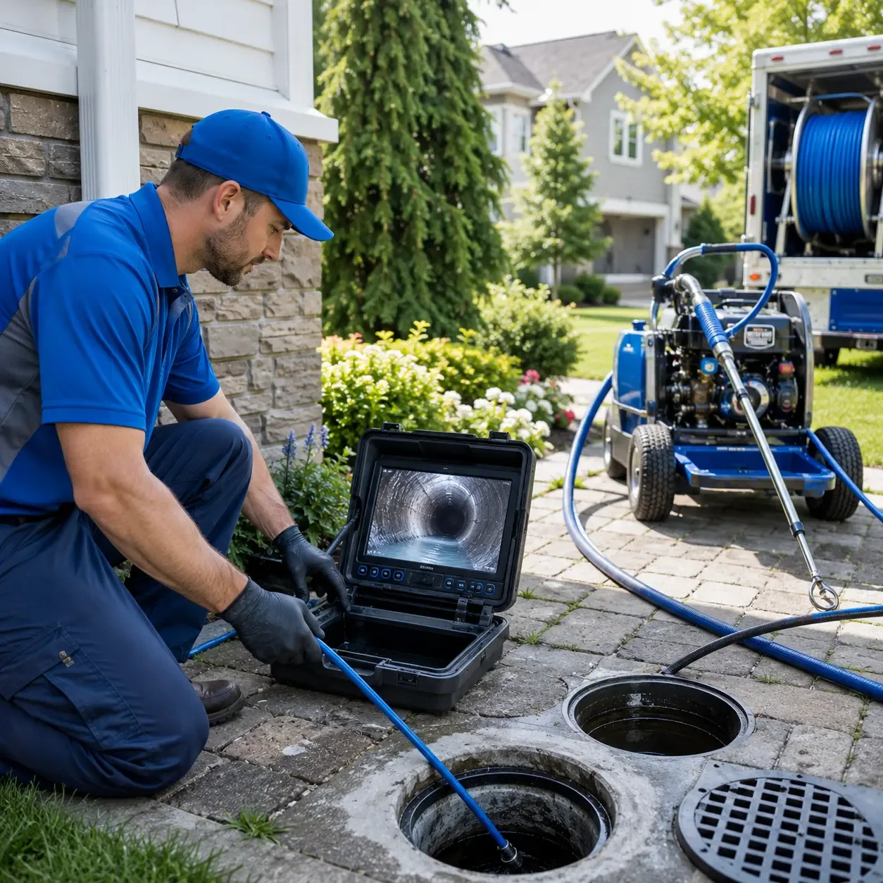 Outdoor drain cleaning professionals serving Westfield, IN